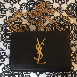 AUTHENTIC YSL Saint Laurent black purse